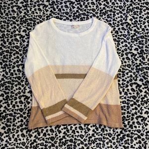 Thin striped sweater